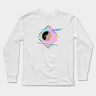 Memphis Pattern 2 / 80s Retro Long Sleeve T-Shirt